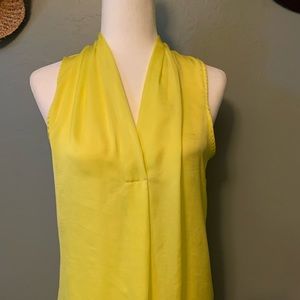 Violet & Claire Yellow silk blouse